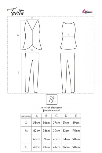 Tavita LC 90042 Női pizsama LivCo Corsetti Fashion