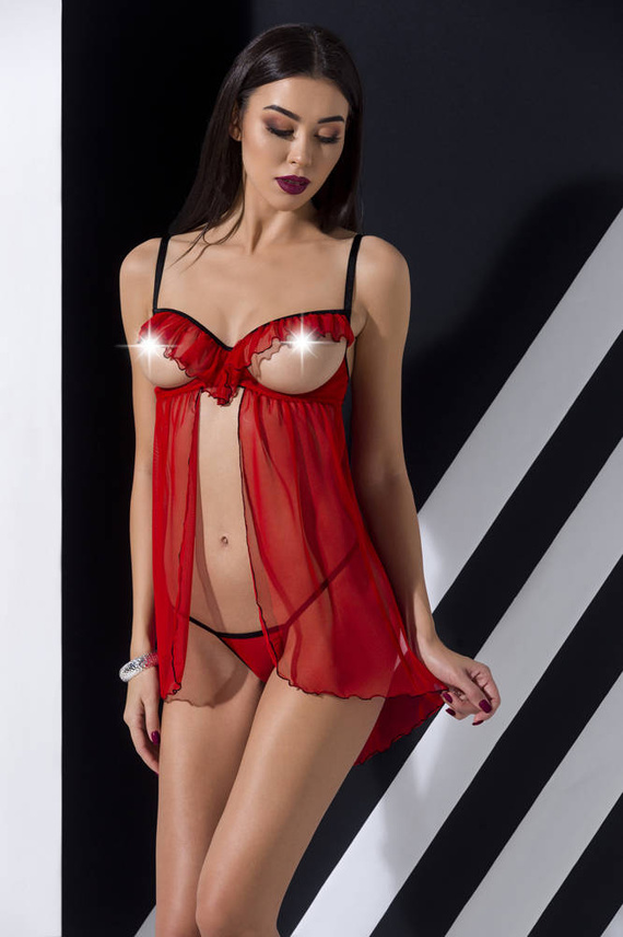 Cherry Chemise női alsó Passion fekete