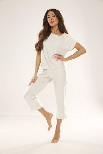 696 Freya női pizsama Forex - ekrü színű