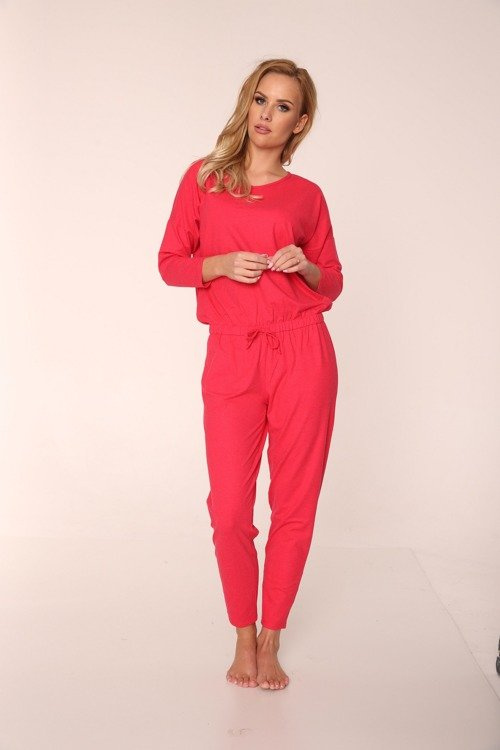 305 Paula női pizsamaruha - málna