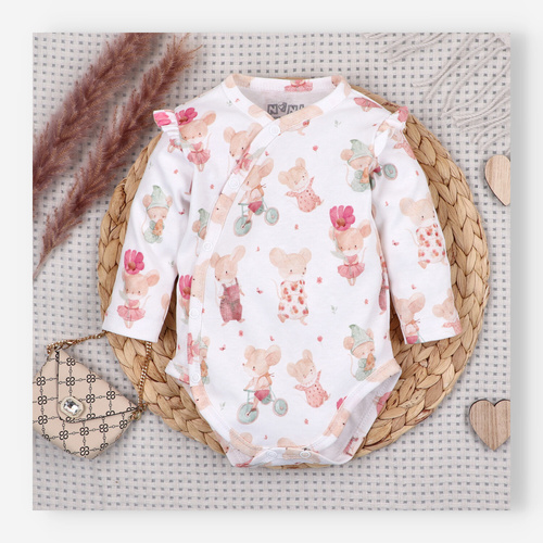 Nini Little Mouse body 100% organikus pamut, Lengyelországban gyártva