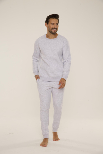 813 Indigo Férfi edzőruha a De Lafense-től - világos melange