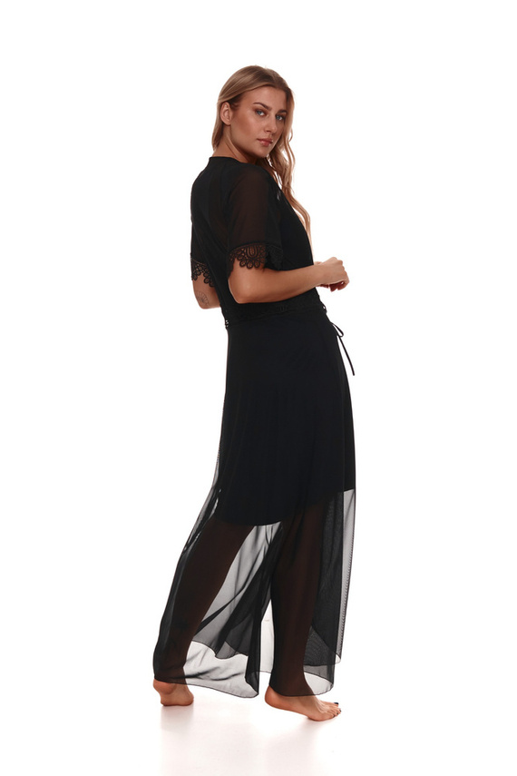 509 Lupoline női neglizsé női köntös - fekete