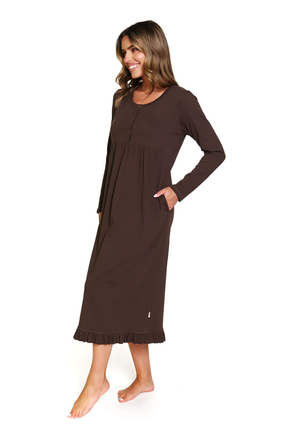 7318 Doctor Nap - Terhességi és szoptatós hálóing pamutból | Lengyel gyártmány - brownie