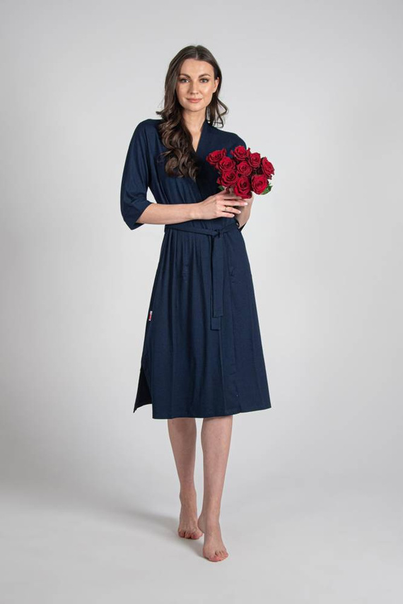 942 Visa Hosszú köntös De Lafense - tengerészkék