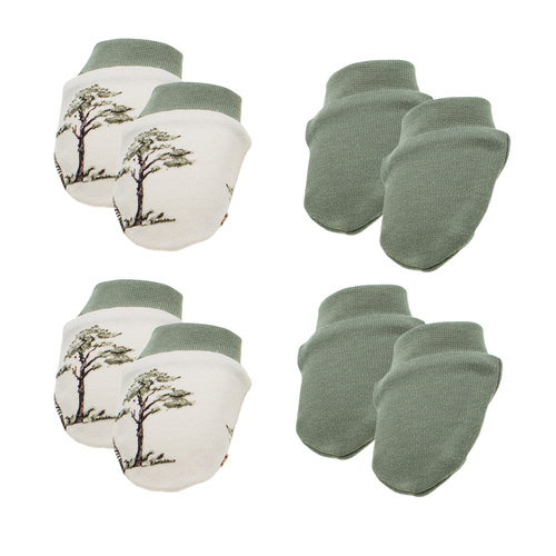 218083 Yogi Bear csecsemő Nicol kesztyű - pamut, 4 db-os csomag