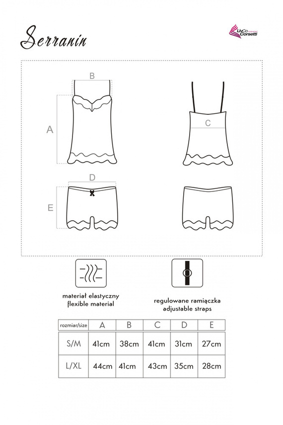 Serranin LC 90556 Női szett LivCo Corsetti Divat