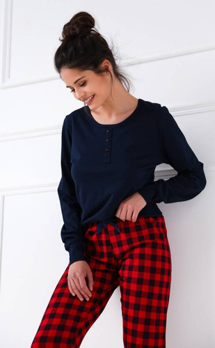 Bonnie Sensis női pizsama - tengerészkék