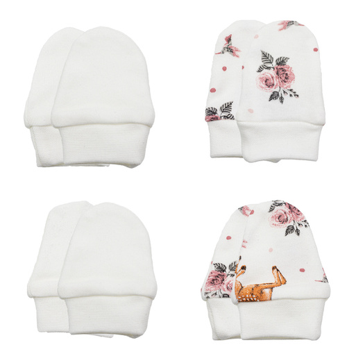 216083 Lala pamut kesztyű 4 db Nicol - karcmentes babakesztyű