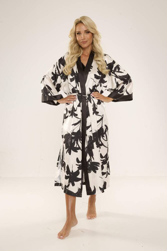 734 Brianna Női fürdőköpeny De Lafense - fekete