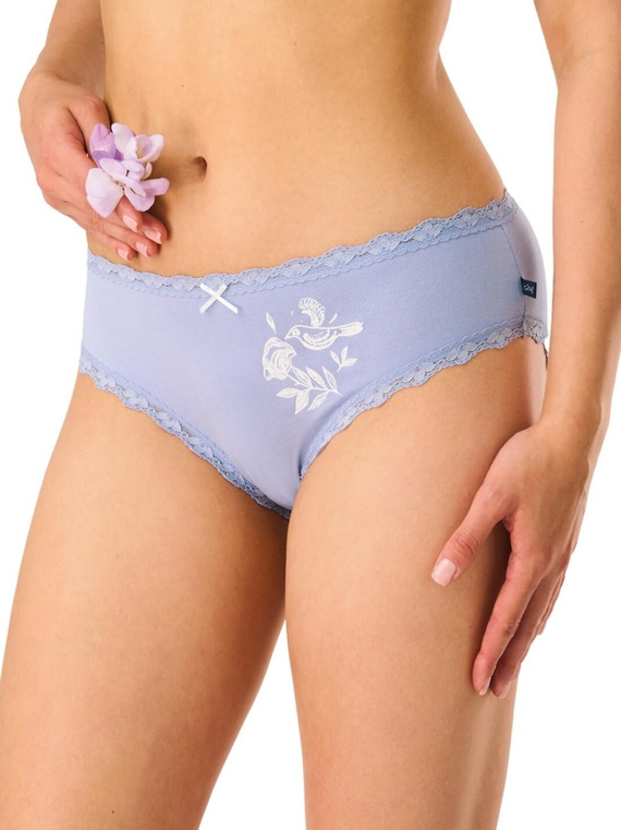 Női midi bugyi LPC 576 B26 Key – viszkóz csipkeszegéllyel, 2 db Key