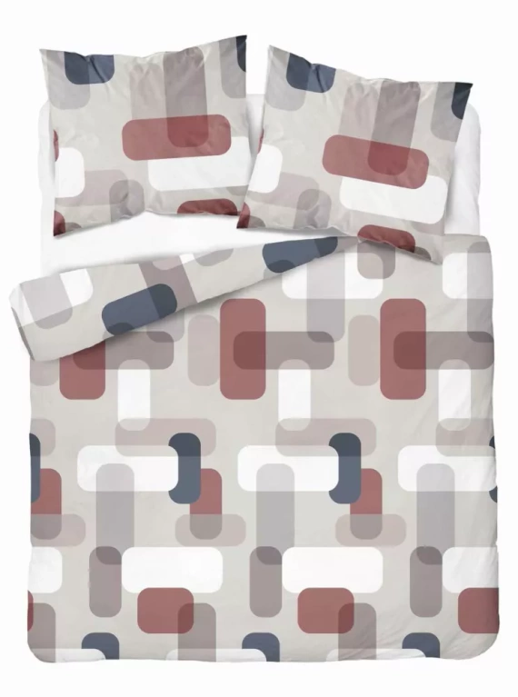 5487 B Detexpol Satin Stories szürke ágynemű| 100% pamut, szaténszövés, cipzár, ajándékcsomagolás