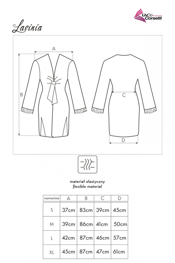 Lavinia LC 90023 Női köntös LivCo Corsetti LivCo Corsetti