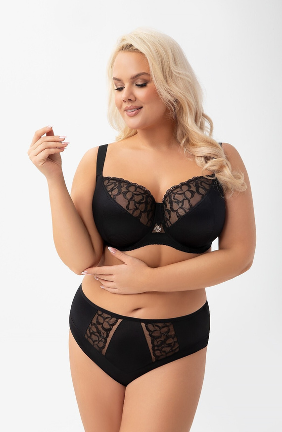 K 934 Isla melltartó Gorsenia - puha, fekete, érzéki és kényelmes