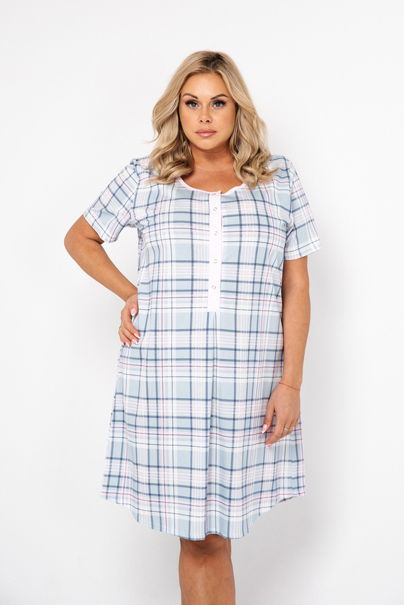 Allison rövid ujjú hálóing Olasz divat - print