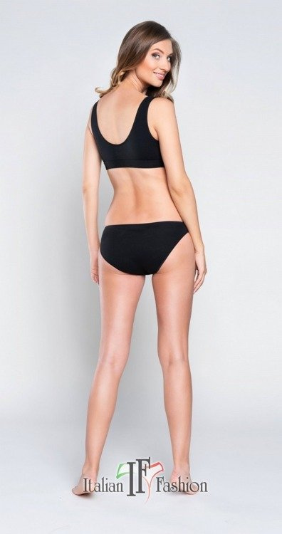 Lux kismama és szoptatós melltartó Italian Fashion- fekete