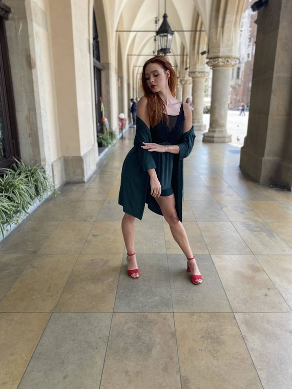 612 Artemise Női pizsama Forex - zöld