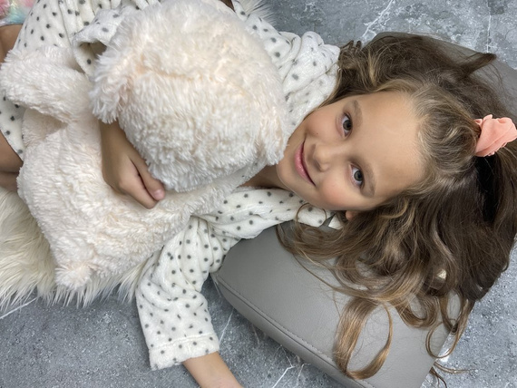 367 Melanie Forex Gyermek fürdőköpeny - ekrü színű