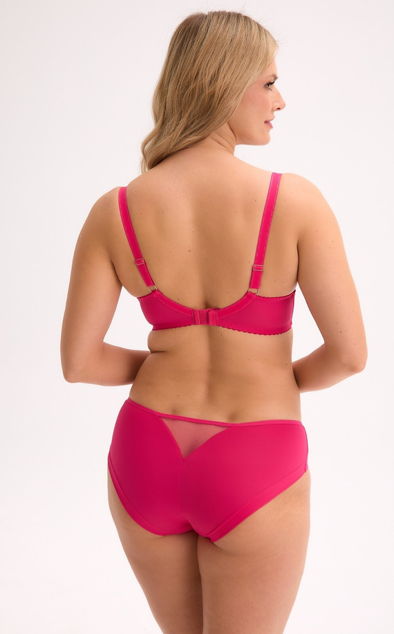 GFP 1322 Rhea Gaia fukszia bugyi - elegáns virágos hímzéssel