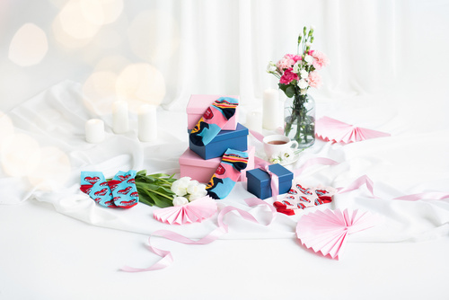 K89S Super Mama lábzokni olasz divat - tengerészkék/színek