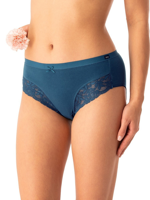 Női bugyi Key LPC 577 smaragd - pamut, kényelmes, 2 darabos szett