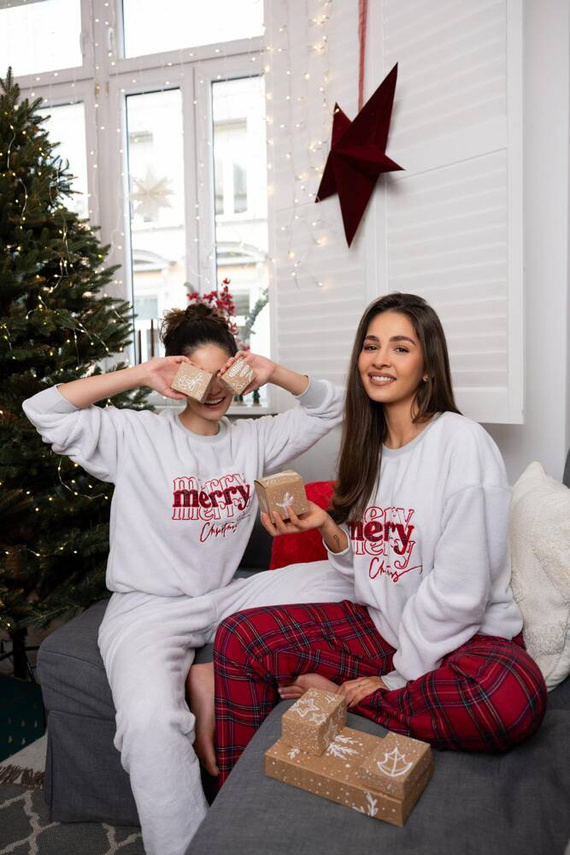 Gween Soft/Flannel női pizsama Sensis - szürke