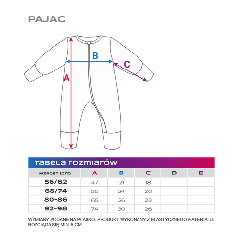 Merinó bébiruha Eevi - tengerészkék, 100% merinó gyapjú, megfordítható cipzárral