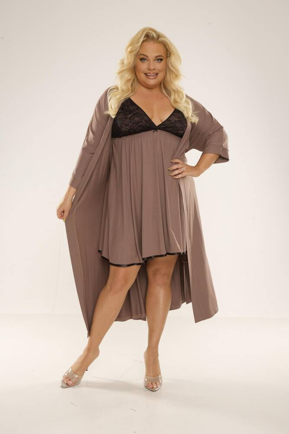 713 Cloche Forex hálóing - mocca