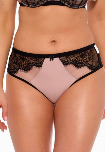 GFB 1274 Frida női brazil bugyi Gaia fekete-rózsaszín