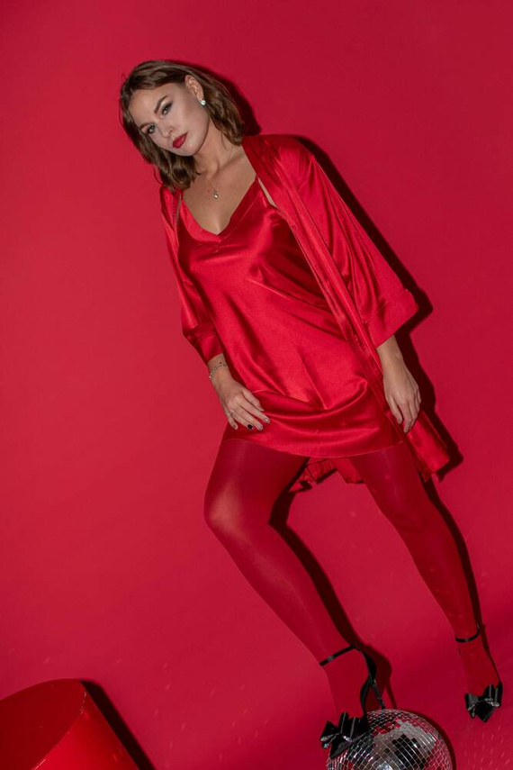 758 Cordelia női ing De Lafense - piros