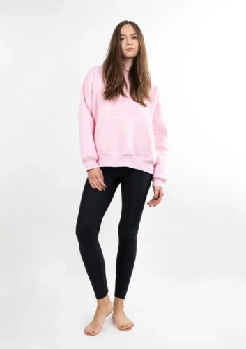 DK-K-B10 DKaren világos rózsaszín - női leggings és blúz szett, kényelmes és stílusos