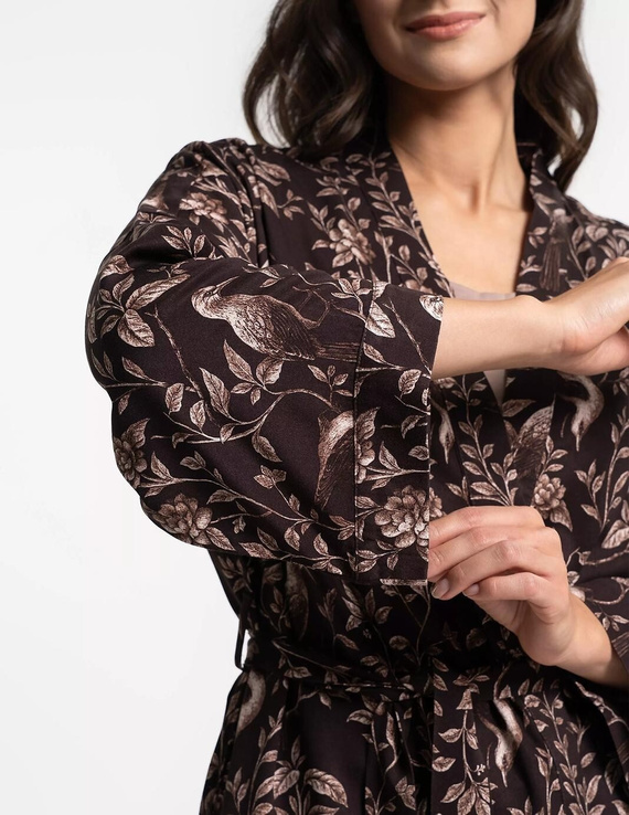 Moraj PDSZ3400 női köntös cappuccino – 100% viszkóz