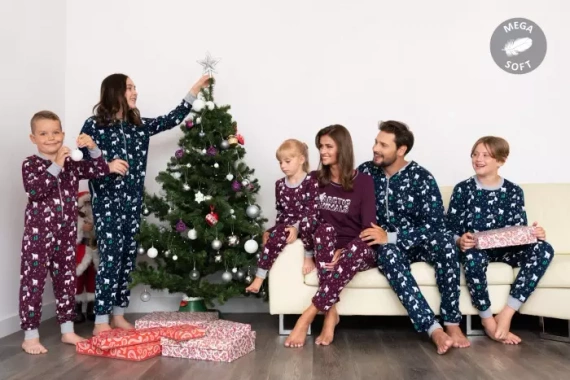 Sid Gyermek pizsama olasz divat - bordó mintás