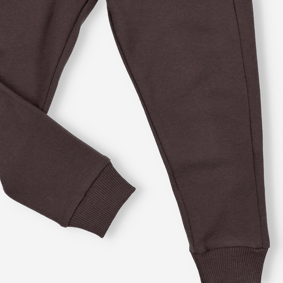 KAR-0040/BRA Tréningnadrág fiúnak Lagarto Verde csokoládé - kényelmes, pamut, lengyel gyártás