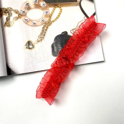 221 De Lafense sifon harisnyakötő - piros