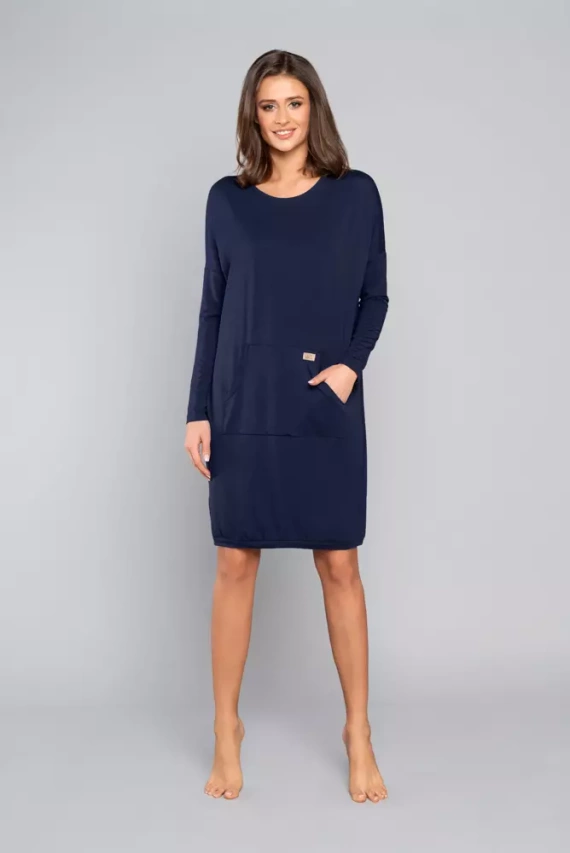 Tirana Női és kismama tunika olasz divat - tengerészkék