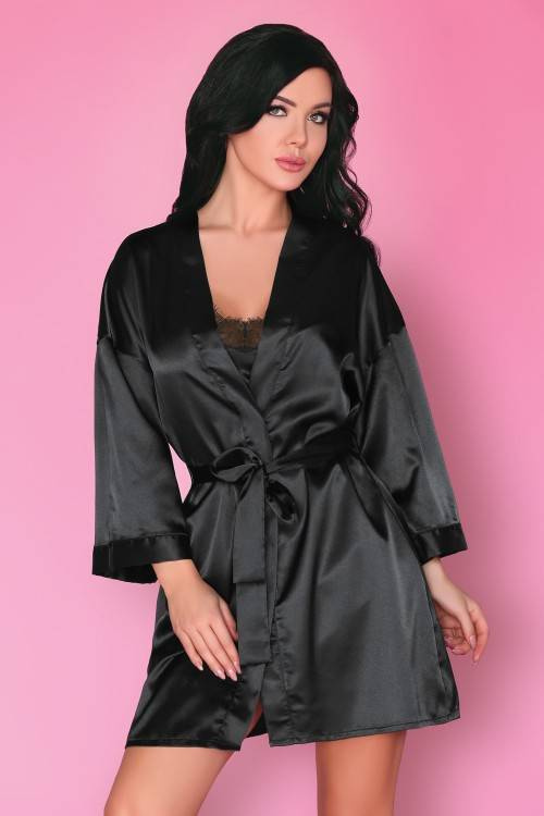 Dorettela LC 90394 Black Beauty Onyx Collection Női fürdőköpeny LivCo Corsetti Corsetti