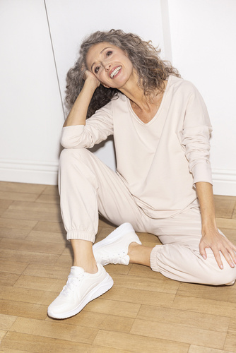 Madri Hosszú ujjú blúz Olasz divat - bézs