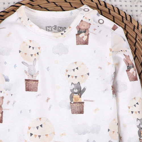 Nini baba body 100% Balloon Friends organikus pamut, Lengyel gyártás