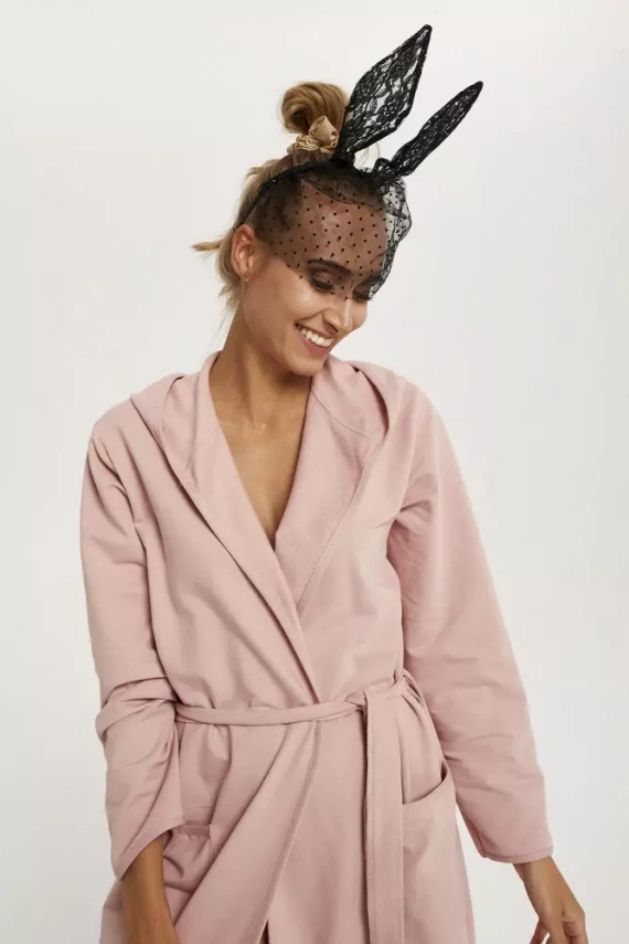 Karina Női fürdőköpeny Italian Fashion - púderrózsaszín