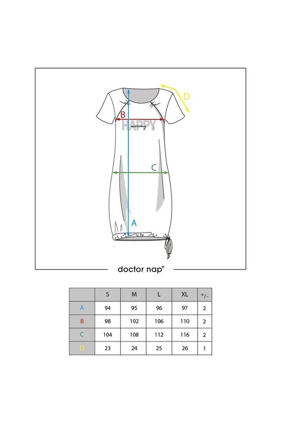 9504 Koszula Nocna do karmienia Doctor Nap - burgundy