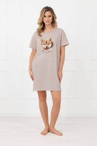 Női hálóing Shiba Italian Fashion 100% pamut rövid ujjú