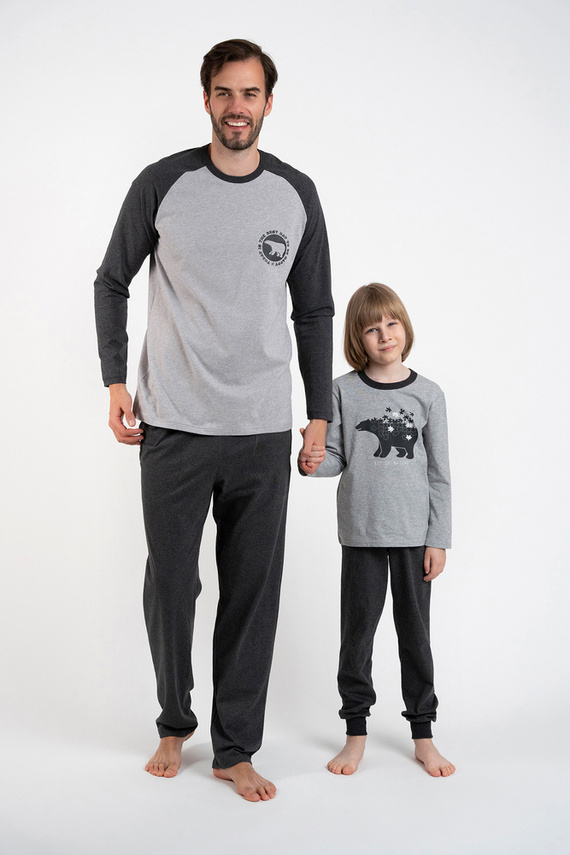 Morten Fiú pizsama Olasz divat melange/c.melange