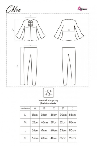 Chloe LC 90038 Női pizsama LivCo Corsetti Fashion LivCo Corsetti Divat