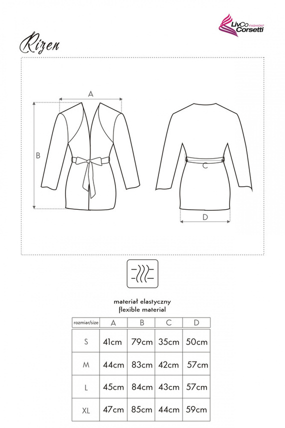 Rizen LC 90071 Női köntös LivCo Corsetti LivCo Corsetti