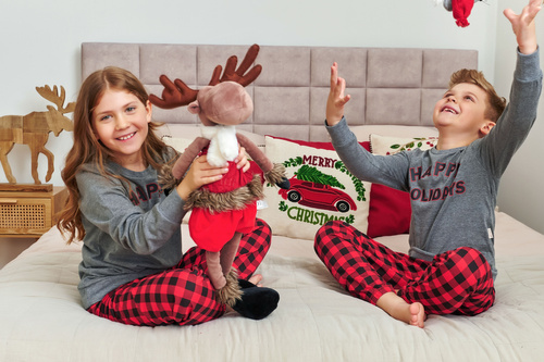 7345 Gyermek pizsama Sötétszürke Doctor Nap - 100% pamut