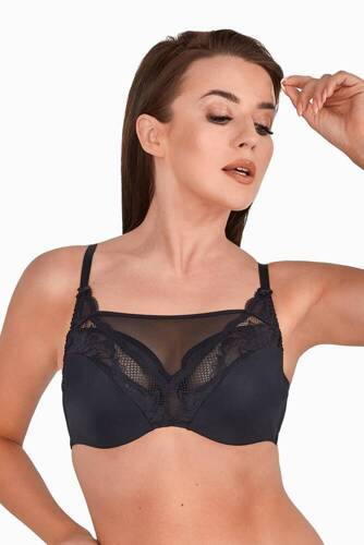 BS 1216 Ida Soft Gaia melltartó - Fekete