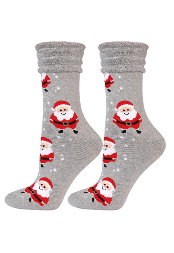 Moraj női zokni CSL450-039 - ünnepi, meleg, belülről frottír zokni