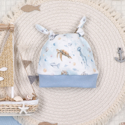 ABN-5460 Sea Of Joy Nini babasapka - organikus pamut, puha és lélegző