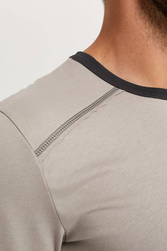 Abel Férfi rövid ujjú pizsama, rövidnadrág Olasz divat - bézs/print